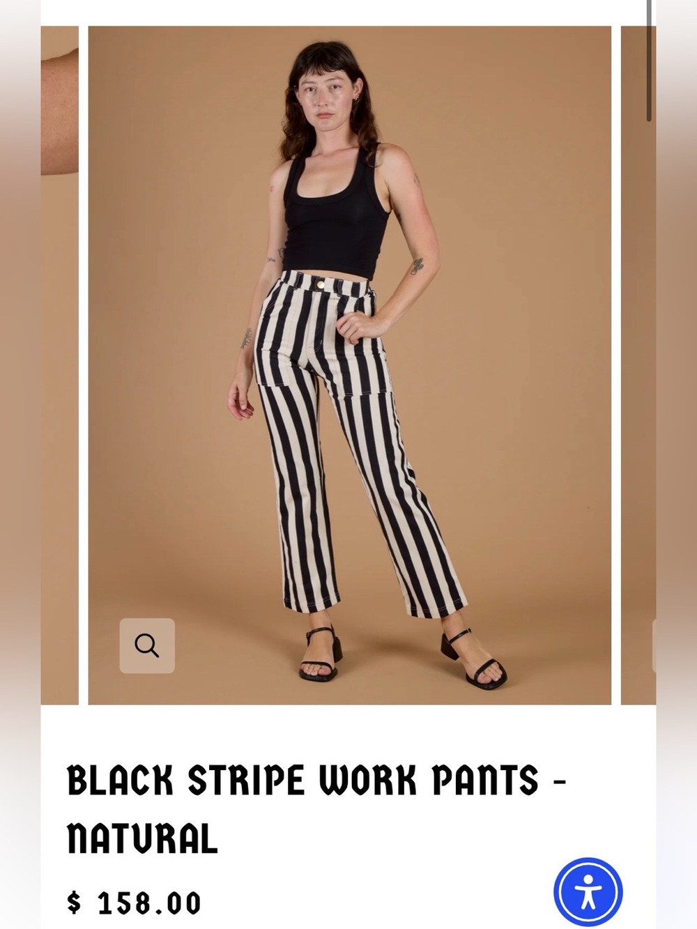 Big Bud Press Stripe Work Pant - Small - Picture 5 of 5